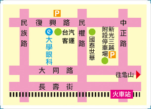 桃園大學眼科地圖