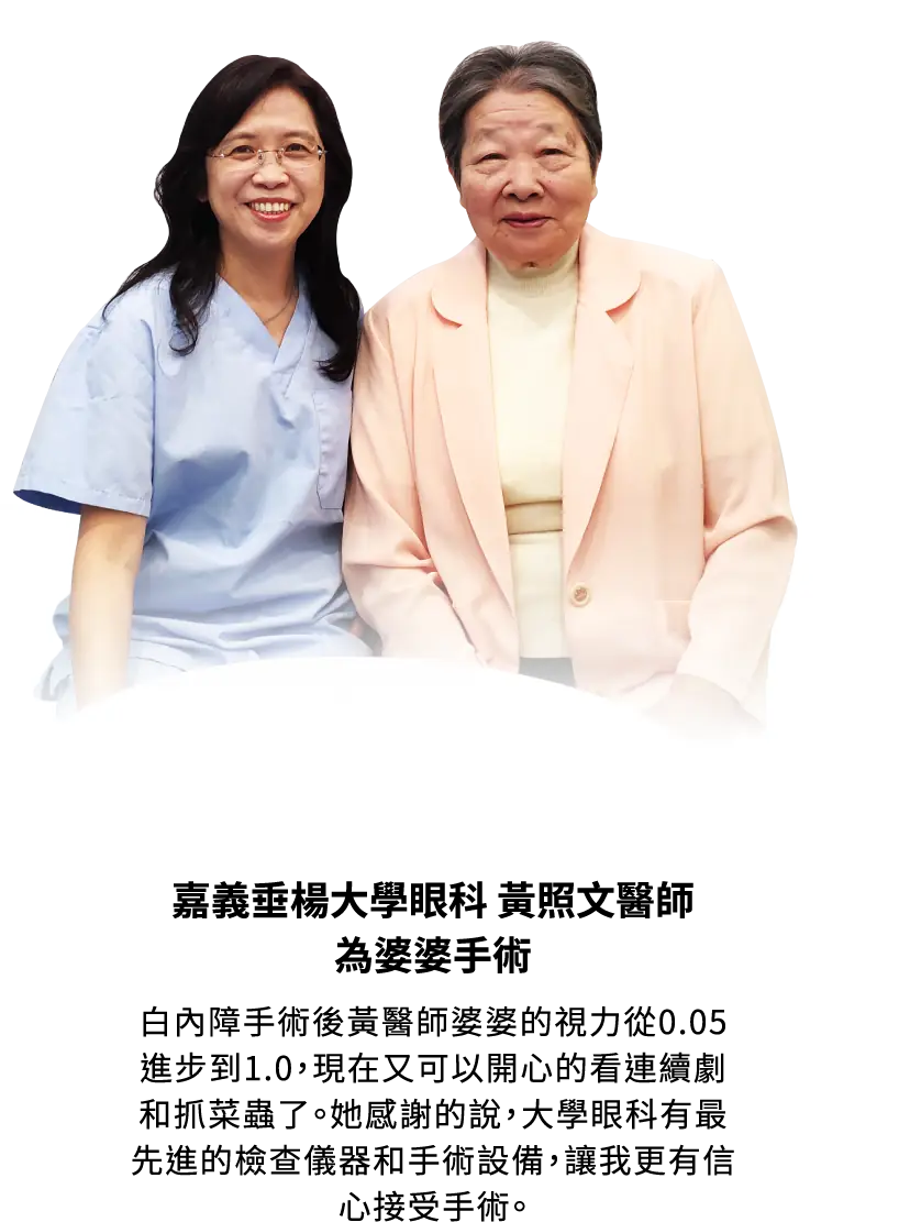 嘉義垂楊大學眼科 黃照文院長