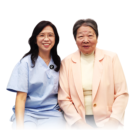 嘉義垂楊大學眼科 黃照文醫師為婆婆手術