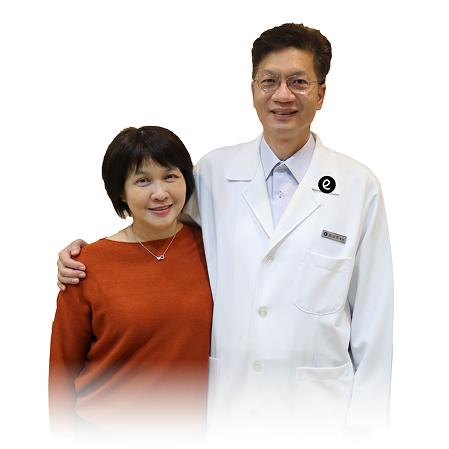 新竹大學眼科 胡裕昇主任為夫人手術