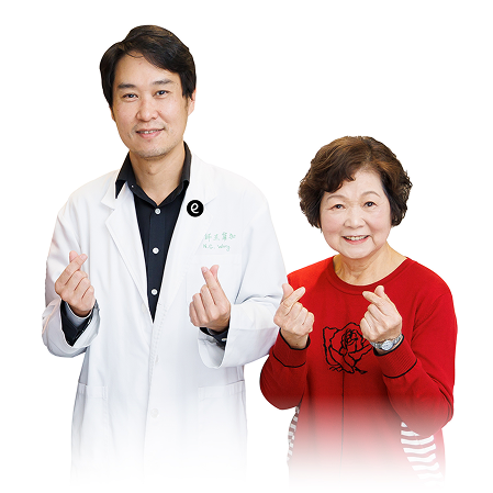 桃園大學眼科 王甯加院長為媽媽手術