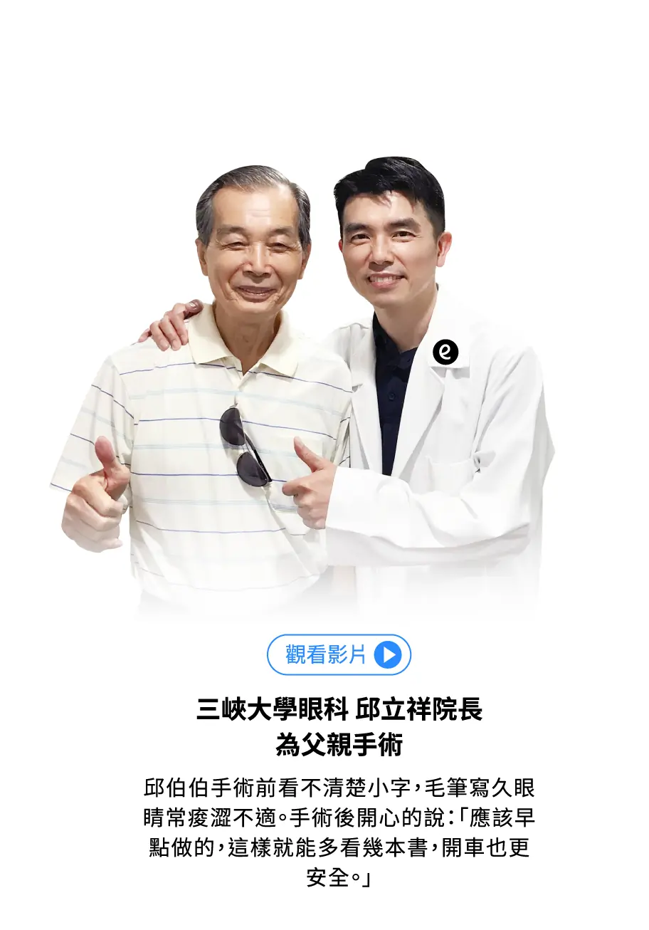 三峽大學眼科 邱立祥院長
