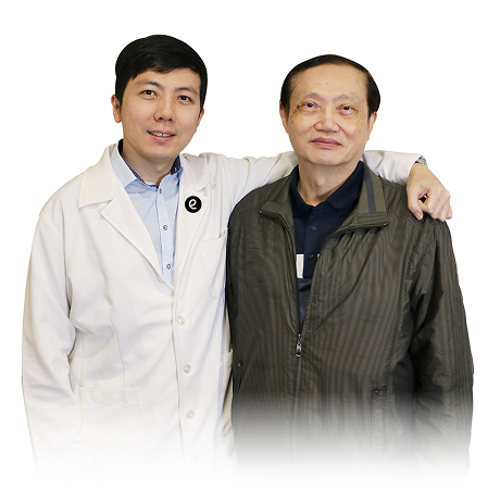 燦明大學眼科 劉冠麟院長為父親手術